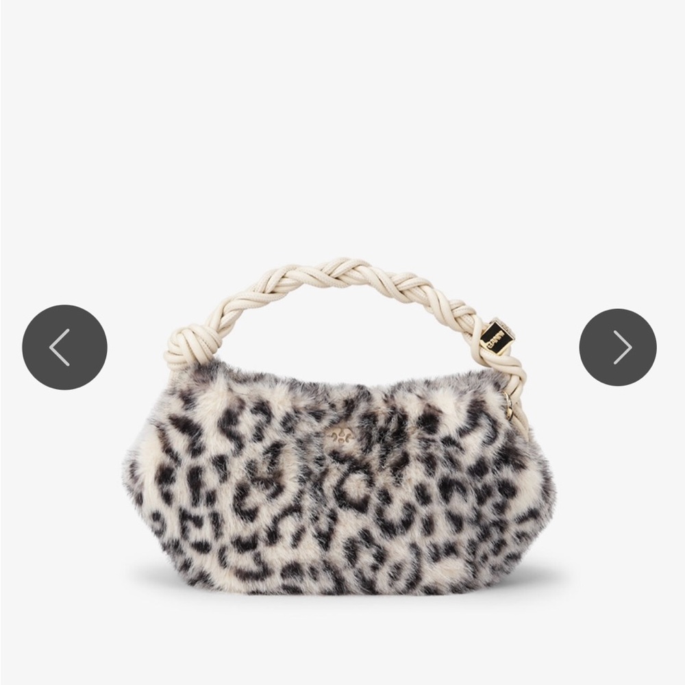 GANNI Bou Bag - NWT - Mini Fur Print | Leopard